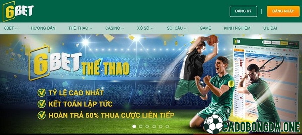 6Bet: đặt cược bóng đá uy tín không ? Link vào mới nhất