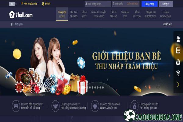 7Ball: trang cá cược bóng đá uy tín không ? Link vào mới nhất