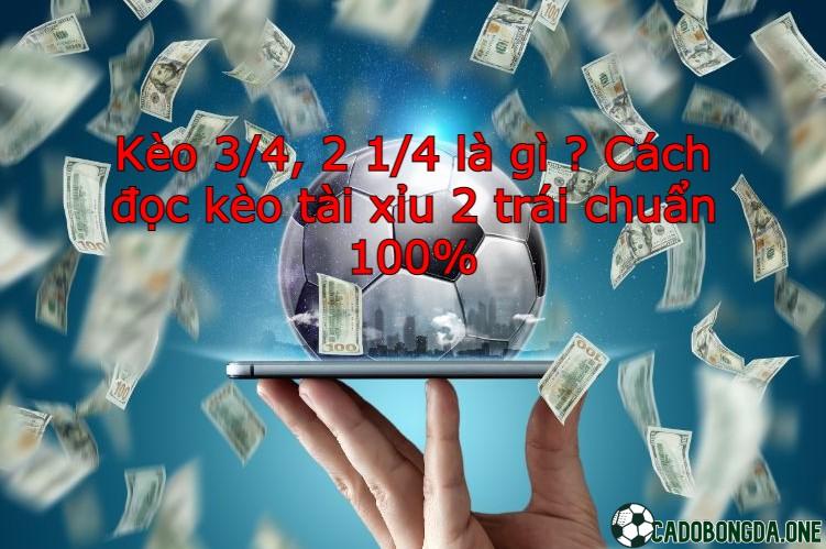 Cách đọc kèo tài xỉu 2 trái chuẩn 100