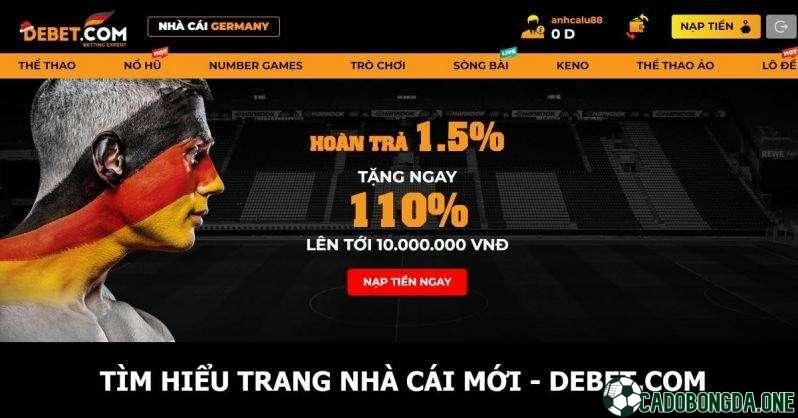 Debet: Cá cược bóng đá uy tín không ? Link vào mới nhất