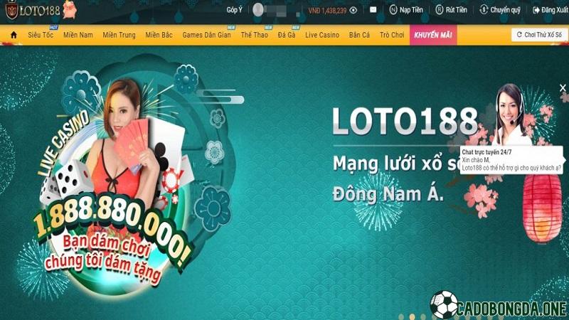 Loto188: web cá cược bóng đá uy tín không ? Link vào mới nhất