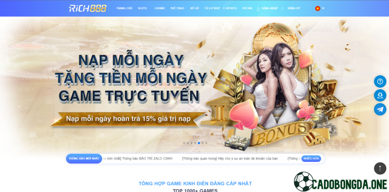 Rich888: trang cá độ bóng đá uy tín không ? Link vào mới nhất